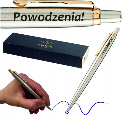 Parker 1953182 Plava Kemijska Olovka s Uvlačenjem + Parker Jotter Kemijska Olovka za Poklon Učitelju