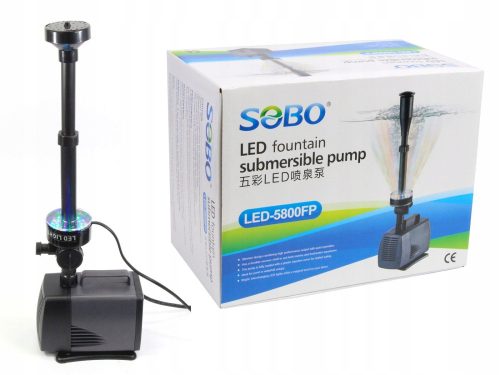 SOBO LED-5800FP Fontana Pumpa sa RGB LED Rasvjetom