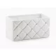  Polnix posuda za cvijeće 26 cm x 14 x 13 cm promjer 14 cm keramika bijela