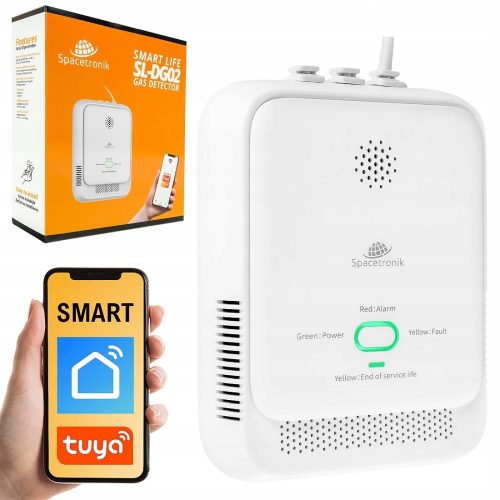 Spacetronik SL plinski senzor, zvučni alarm, WiFi veza