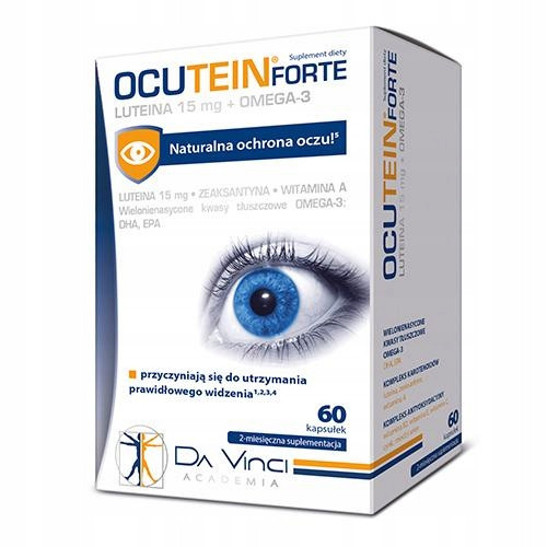 Ocutein Forte Lutein 15mg + Omega-3, 60 kapsula