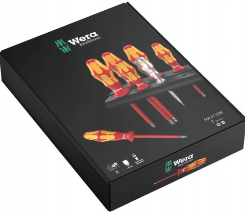 WERA izolirani odvijači VDE tester 05006147001 7 komada