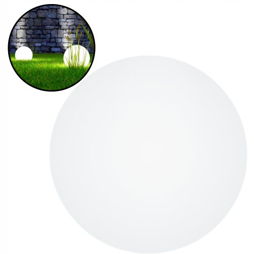 Vrtna Lampa Global Led E27 30 cm Bijela