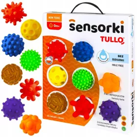   Senzorne kuglice Tullo Sensorky 8-PAK bez rupe - Pakiranje za razvoj svih osjetila