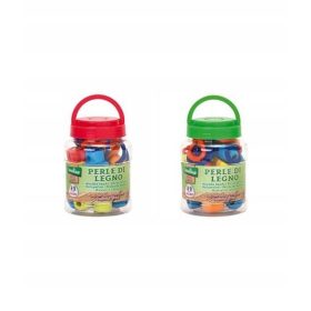 Edukativna igračka za nizanje DRVENIH perli