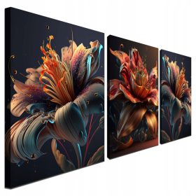   Moderni slika na platnu 180x80 cm Lila bršljan za dnevni boravak