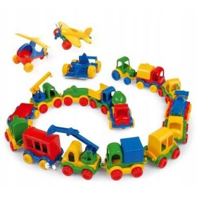 Wader Kid Cars Set od 36 elemenata
