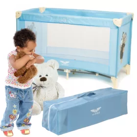    Putni krevetić Wings Brand Furniture 65 x 125 cm u nijansama plave
