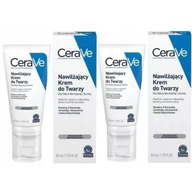   CeraVe Hidratantna Krema za Lice 2x 52ml - Idealna za Normalnu i Suhu Kožu