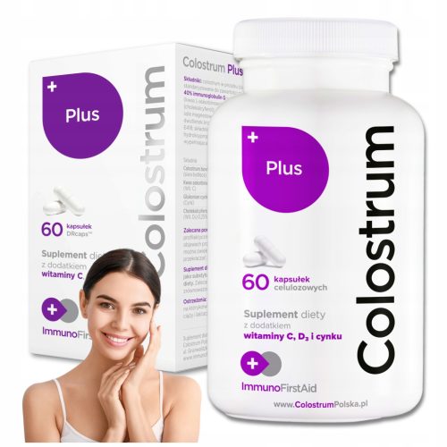 Colostrum Plus - Kapsule sa vitaminom C, cinkom i D3 za imunitet