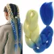 Kolorirana sintetička umjetna kosa za pletenice, ombre dreadlocks - B49