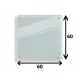 Staklena ploča 60 x 60 x 4 mm, polirano kaljeno staklo