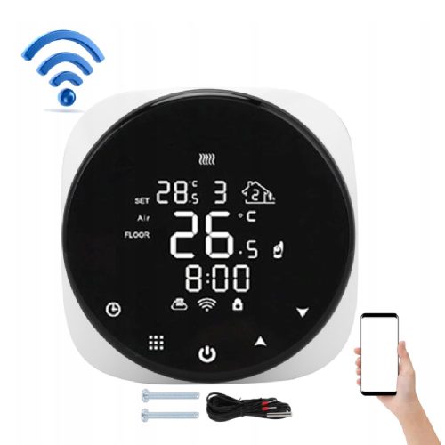 Regulator temperature s WiFi kontrolom za električno grijanje