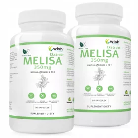   Melisa 350mg WISH Pharmaceutical® - Podrška za Pozitivan Um i Zdrav San