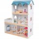 Drvena kuća za lutke s dvije etaže i priborom za namještaj, uključujući dizalo XXL