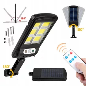 Fasadna svjetiljka 300W 6000 lm na baterije solarna