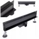 AquaUno Basic Wall Black linearni odvod 100 cm
