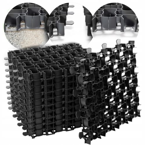 Rešetke, površine za vrt - GardenPlast 1028218 plastična rešetka 50 x 50 x 4 cm