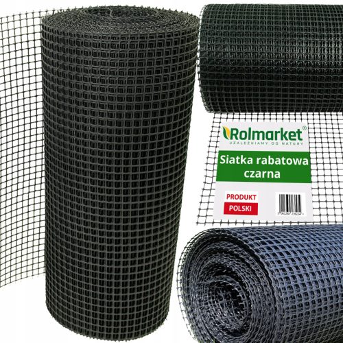 Vrtna plastična MREŽA ZA KREVET 0,4x10m CRNA