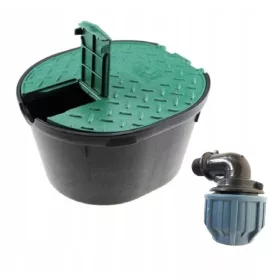   Kutija za zahvat vode s ventilom 3/4'' + Koljeno PE 25
