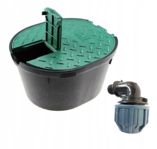 Kutija za zahvat vode s ventilom 3/4'' + Koljeno PE 25