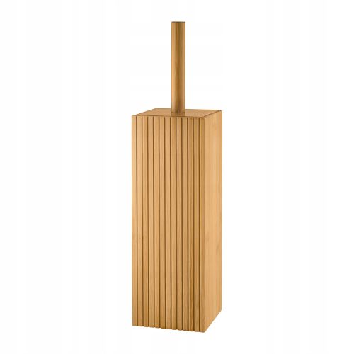 Bambusova WC četka s posudom od bambusa 10x10x37 cm