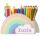 Rainbow Desk Organizer with Name TĘCZA Pencil Case by KAJAWIS