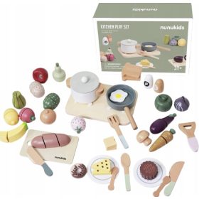 Dječji kuhinjski set s velikim brojem lonaca