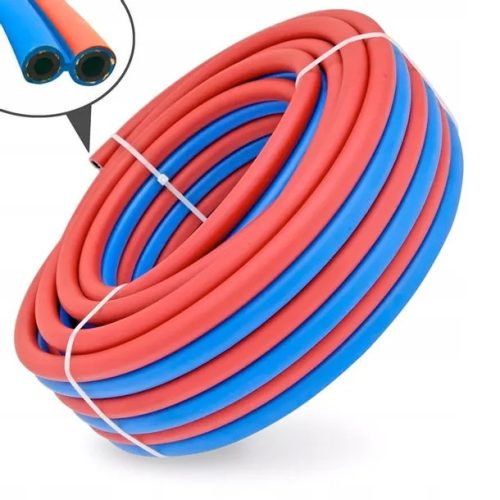 Crijevo za varenje dvokomponentno kisik acetilen 6,3 x 9mm / 25m