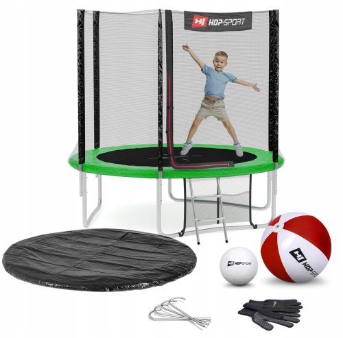 Trampolina za vrt Hop-Sport 244 cm 8 stopa + DODATNI POKLON