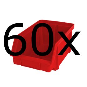   Kutija za alat, kontejner za radionicu, dimenzija 119x77x56 mm SET 60 kom.