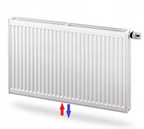  Čelični panelni radijator Purmo 2393 W bijeli 1400 x 600 x 102 mm - donji priključak