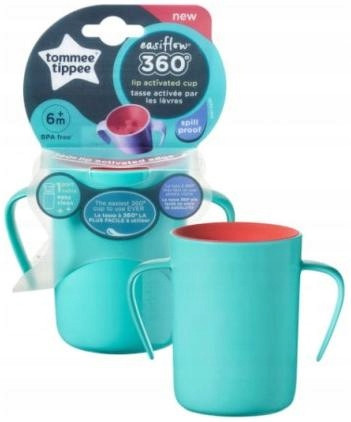  Tommee Tippee Easiflow šalica s ručkama, zelena