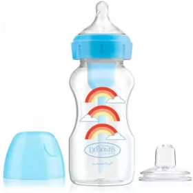   Dr Brown’s set za prijelaz sa bočice na čašu, plavi, 270ml