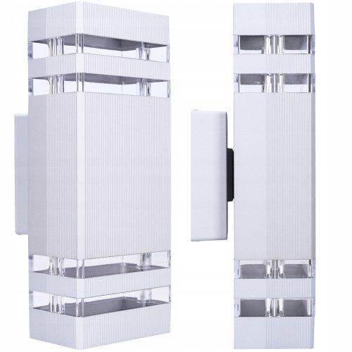 SuperLED Crna Vanjska Fasadna Svjetiljka 2xGU10 Aluminij IP54