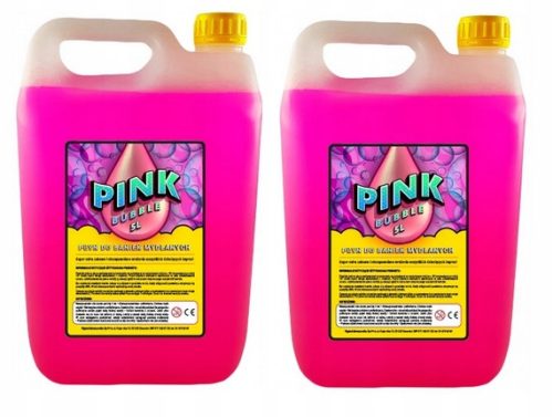 Tekućina za velike mjehuriće od sapunice 10l PINK BUBBLES