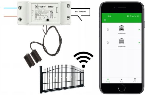 Sonoff WiFi pametni prekidač za daljinsko upravljanje bramama