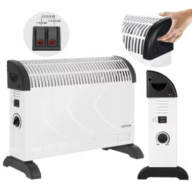 Električni konvektor Volteno 2000 W bijele i sive boje