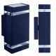 SuperLED Croatia vanjska LED svjetiljka za fasadu, antracit, 2xGU10 aluminij IP54