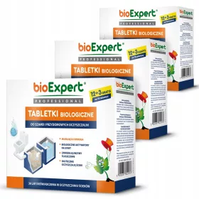   Tablete za septičke jame i pročišćivače Bakterije 3x12+3kom na 3,5 godine bioExpert - Profesionalni set za biološko čišćenje Ovaj profesionalni set tableta za s