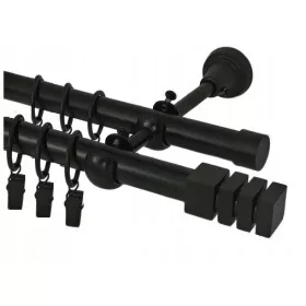 Dvostruki zavjesni šipka 19 mm + 19 mm 200 cm