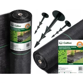   Agrotekstil - Malčiranje agrotekstila (protiv korova) Cultivo crno 160 x 5000 cm 90 g/m²