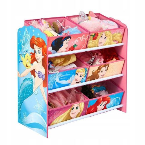 DISNEY PRINCEZE drvena polica za knjige 63,5 x 30 x 60 cm, višebojna