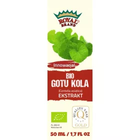   Bio Gotu Kola Ekstrakt u Tečnom Obliku 10:1, Visoka Koncentracija - Royal Brand 50ml