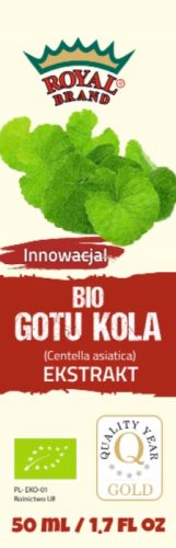 Bio Gotu Kola Ekstrakt u Tečnom Obliku 10:1, Visoka Koncentracija - Royal Brand 50ml
