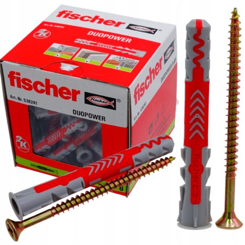 Kołci za beton Fischer Duopower 8x65 mm sa vijcima 50 kom.