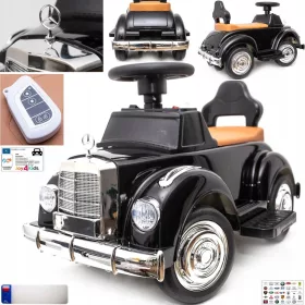 Bež, crni mercedes auto