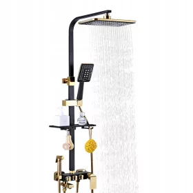 Nadgradna tuš garnitura BLACK SHOWER FATTER SET