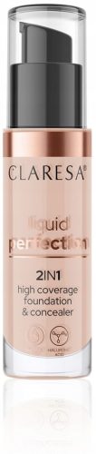 CLARESA TEKUĆI PERFEKCIJSKI PUDER KOREKTOR 2u1 104 30 ml