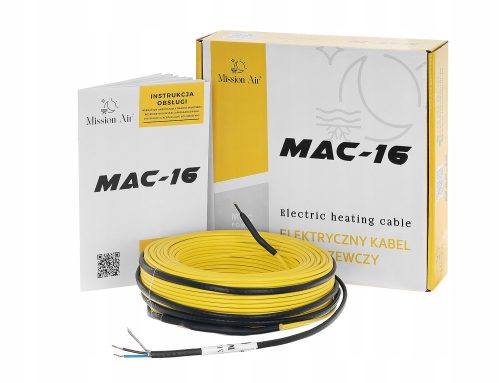 Grijani kabel Mission Air® MAC-16 za podno grijanje 52m 831W